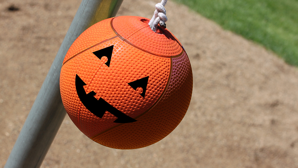 Pumpkin Tetherball