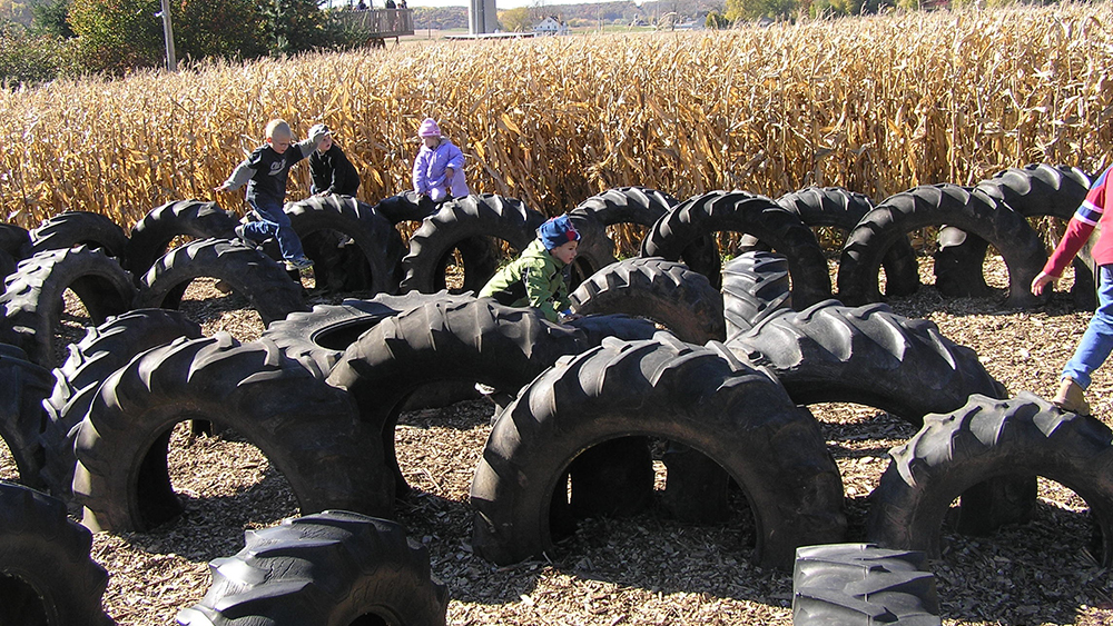 Tractor Tire Playground